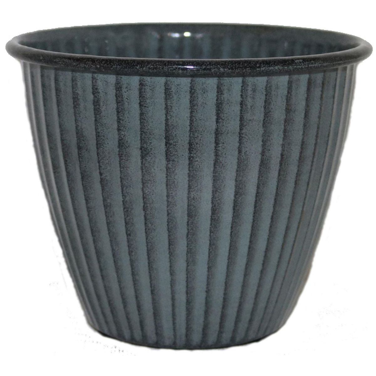 ROBERT ALLEN - Maceta Met Sheridan 30 Cm Gris