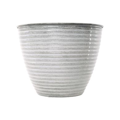 Maceta Met Norwood 30 Cm Gris