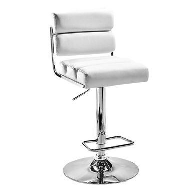 Silla Bar acolchada Ibiza Blanco