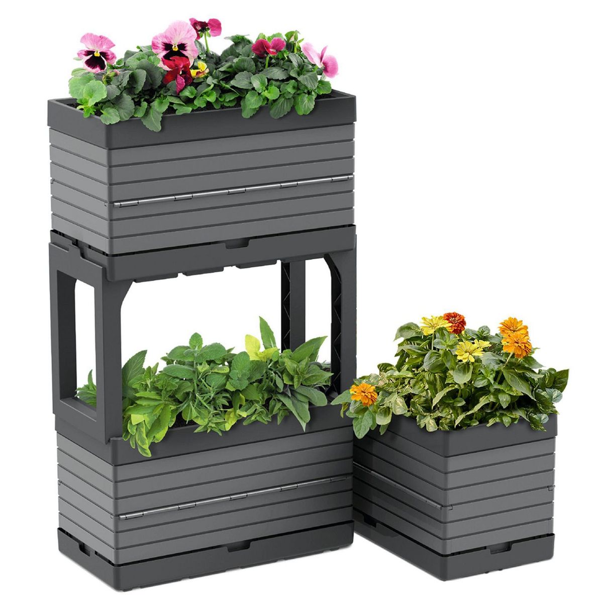 SOUTHERN PATIO - Set 3 Jardineras Flexspace