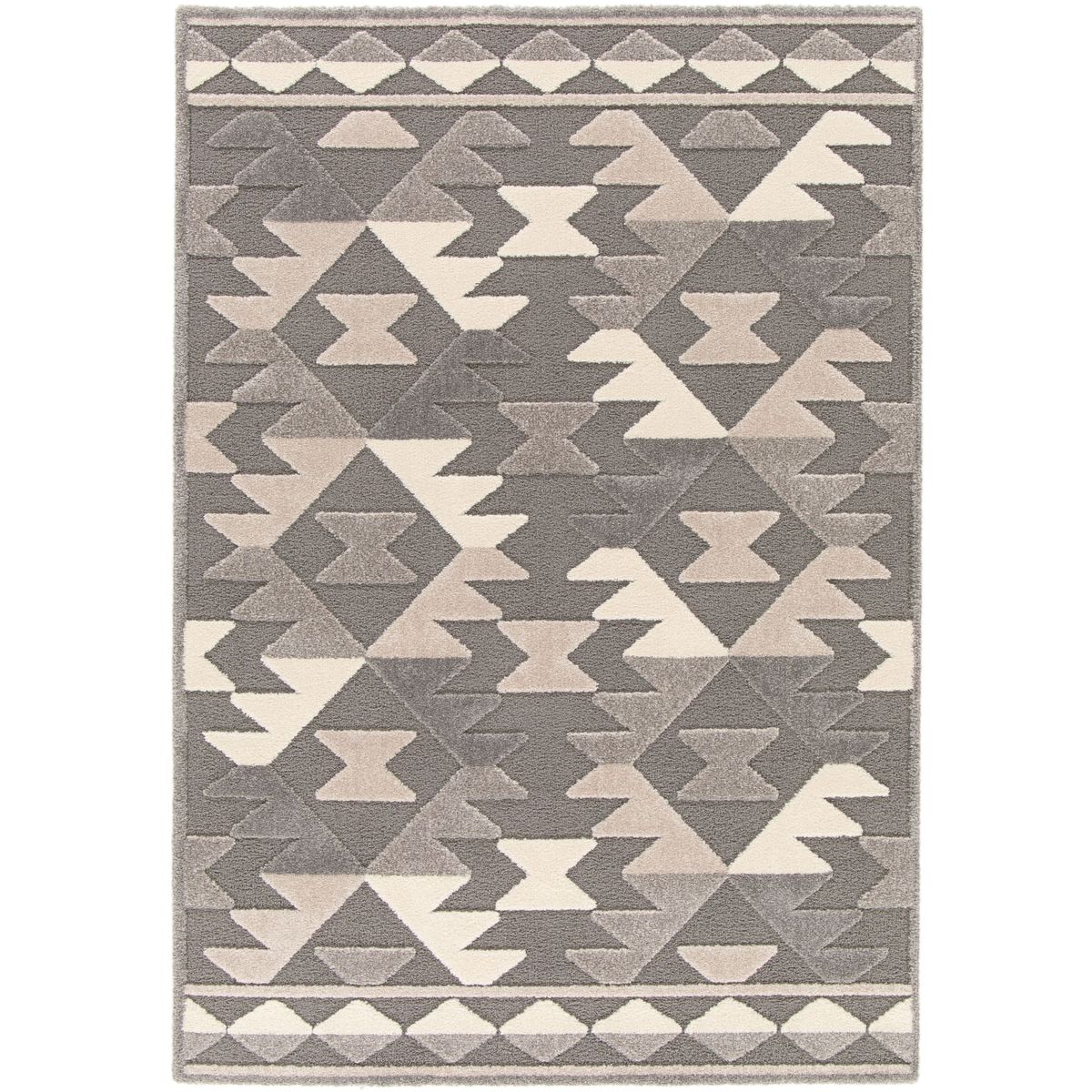 JUST HOME COLLECTION - Alfombra Rectangular Gris Cocoon Native