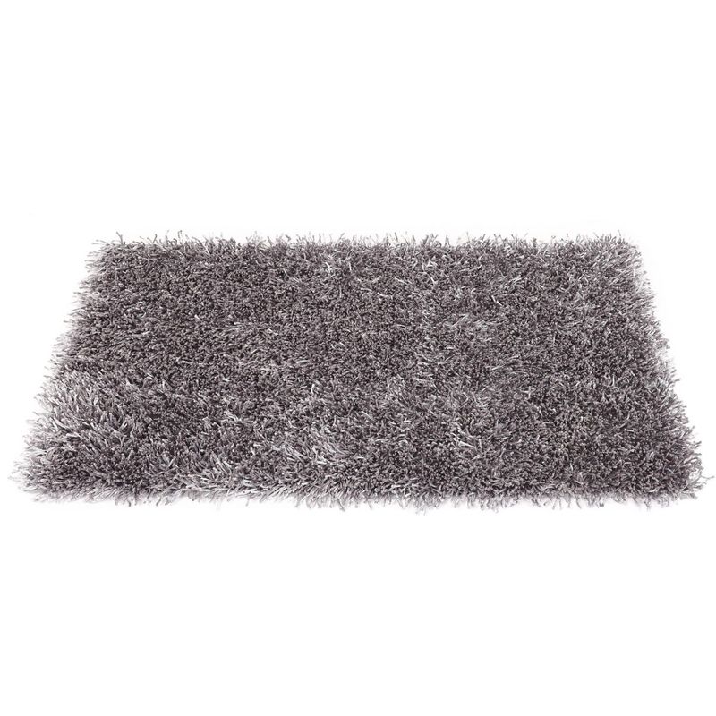 JUST HOME COLLECTION - Bajada de Cama Rectangular Visco 60x110cm Gris