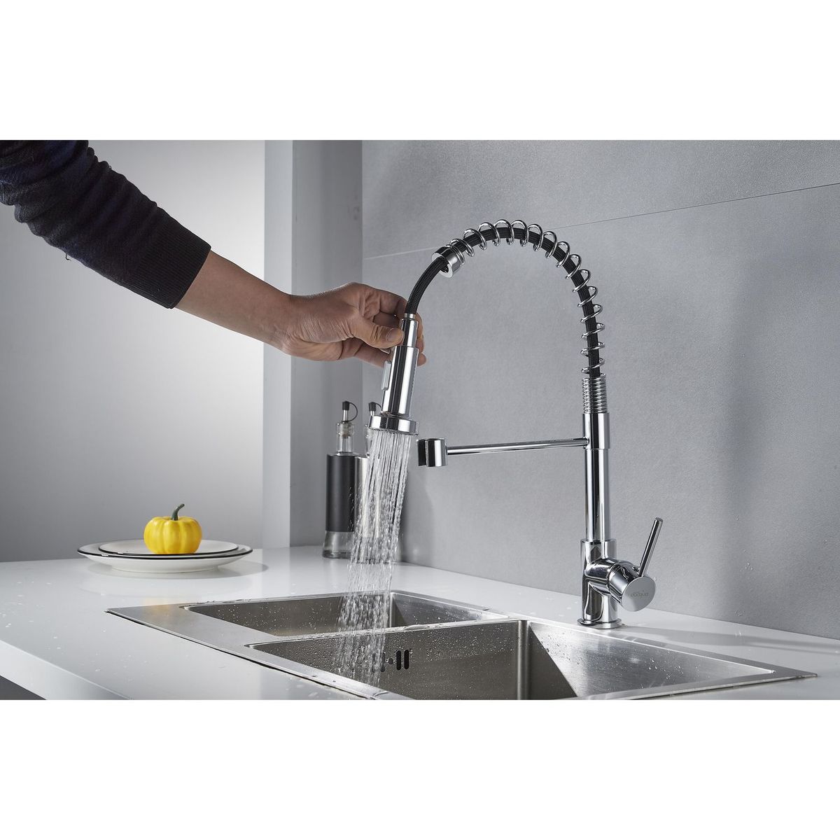 SENSI DACQUA - Monomando de Cocina Apolo Flexible