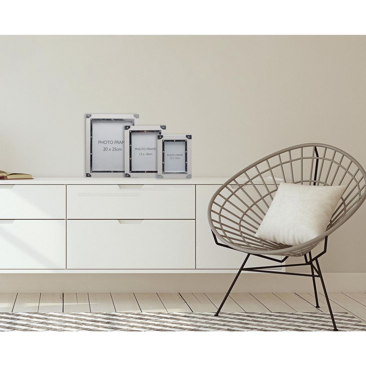 HOMY - Marco para Foto Matte 13x18cm Blanco