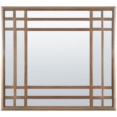 Espejo Decorativo Cuadrado Wood Frame 58x58cm
