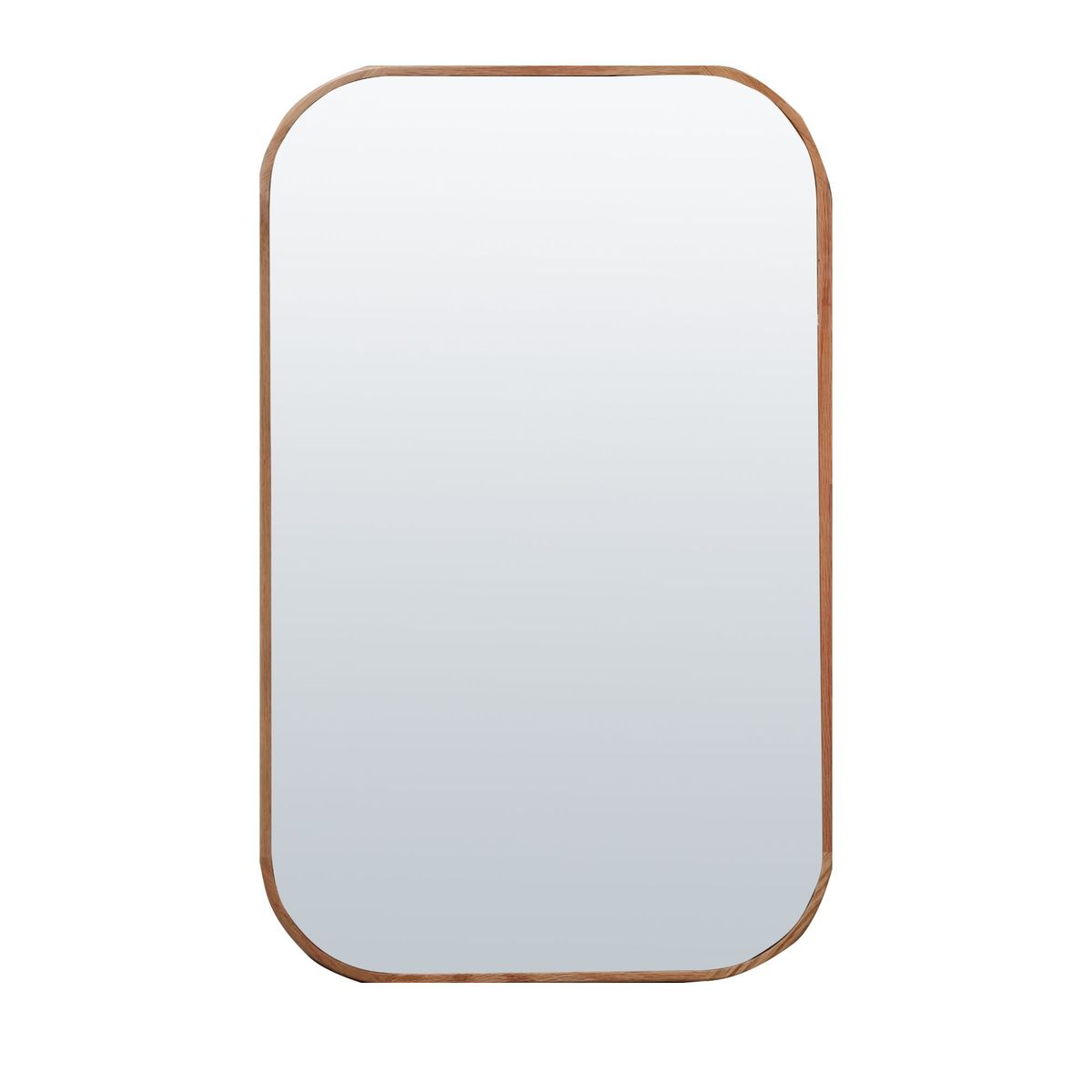 Espejo Decorativo Rectangular Shaoe Wood Frame 43x70cm, marca HOMY - Foto Principal