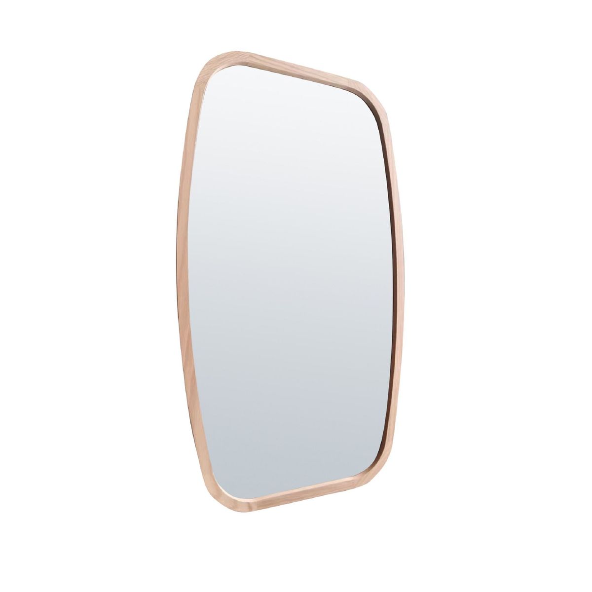 HOMY - Espejo Decorativo Ovalado Wood Frame 43x70cm