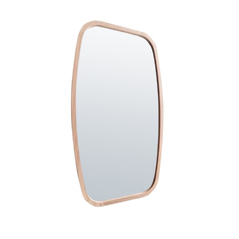 HOMY - Espejo Decorativo Ovalado Wood Frame 43x70cm