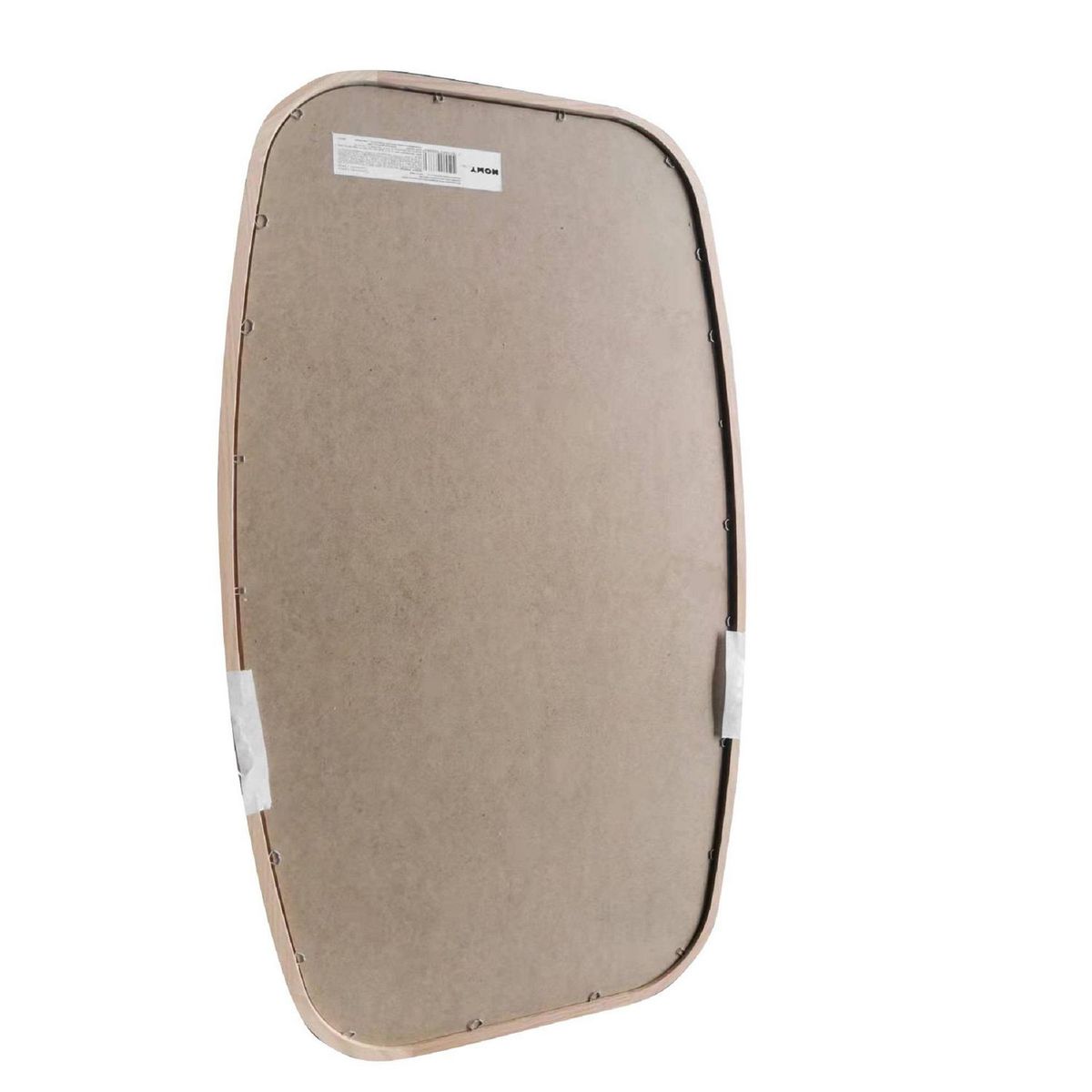 HOMY - Espejo Decorativo Ovalado Wood Frame 43x70cm