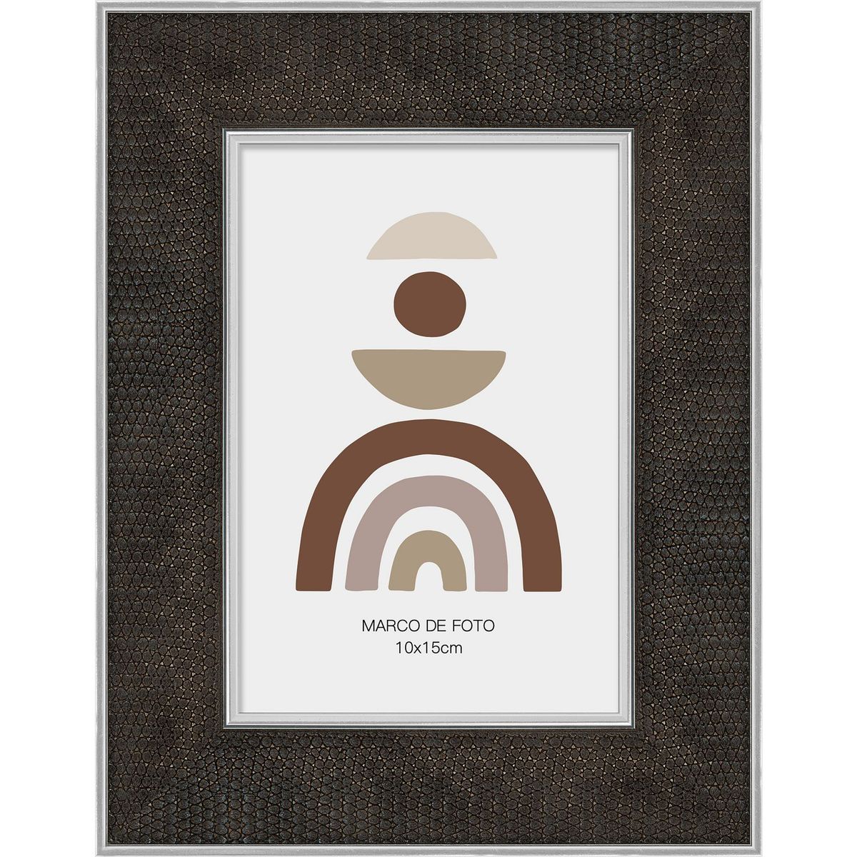 HOMY - Marco Foto Fram 10x15cm Negro
