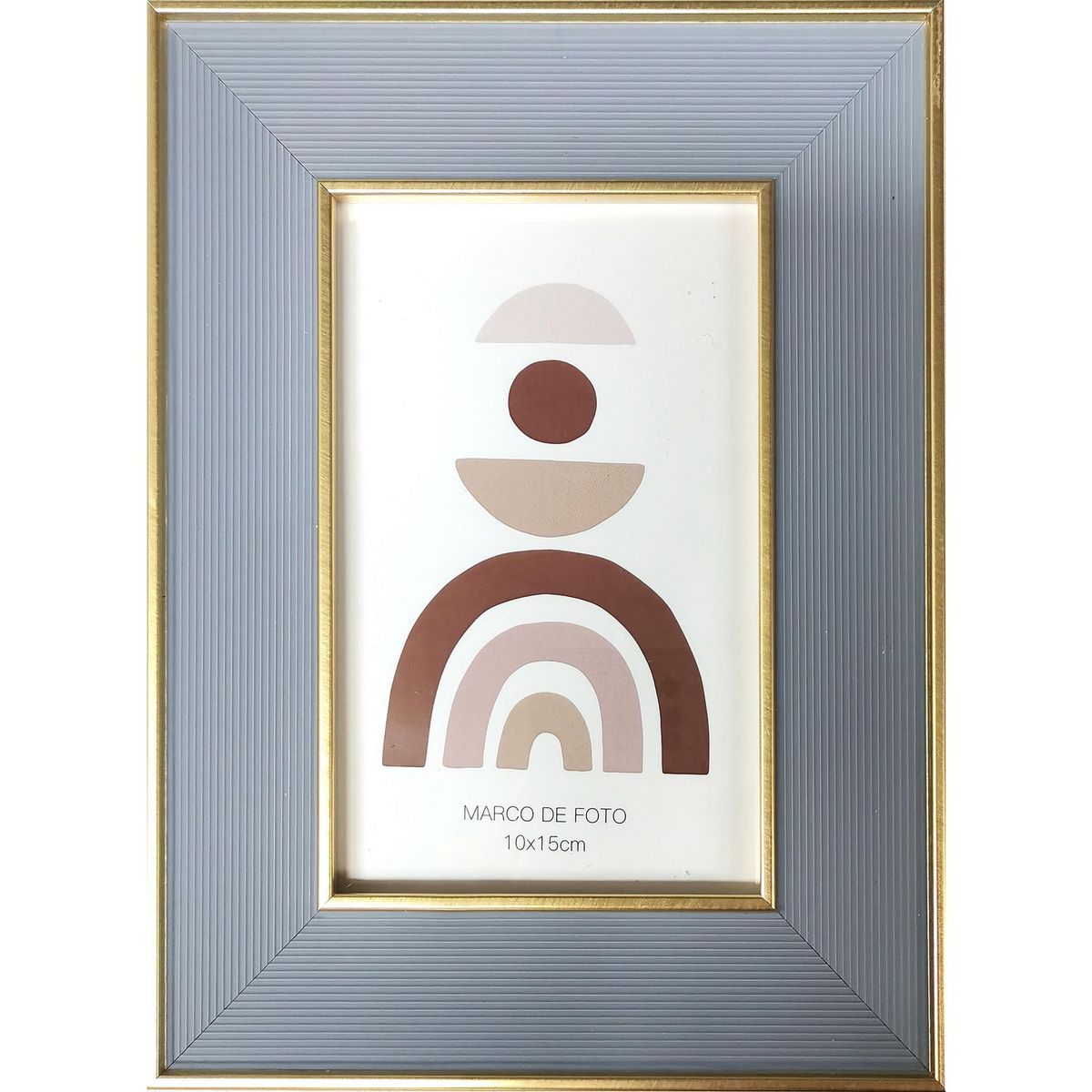 HOMY - Marco de Foto Gris 10x15cm