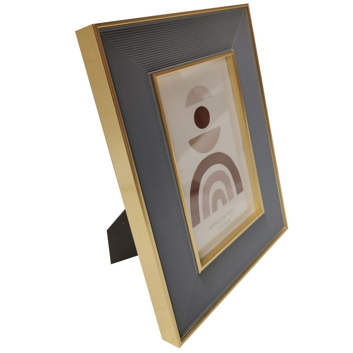 HOMY - Marco de Foto Gris 10x15cm