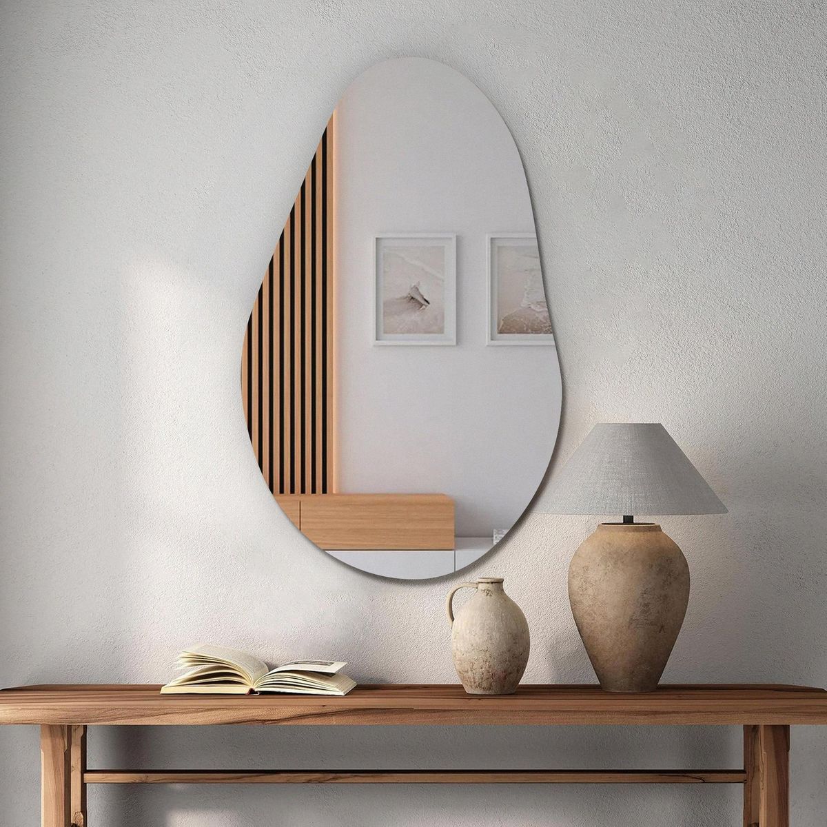 JUST HOME COLLECTION - Espejo Decorativo Forma Irregular Drop 60x105cm