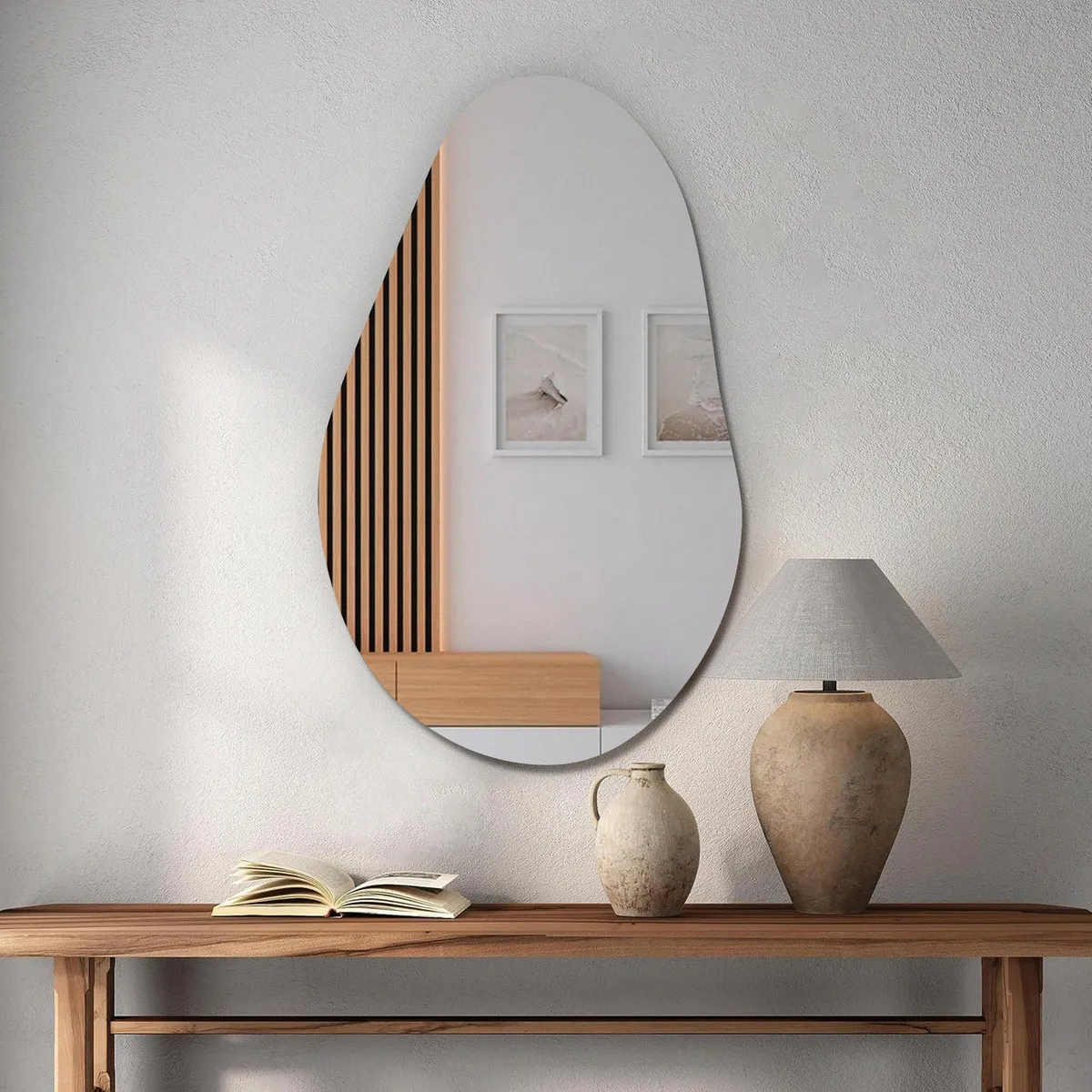 JUST HOME COLLECTION - Espejo Decorativo Forma Irregular Drop 60x105cm