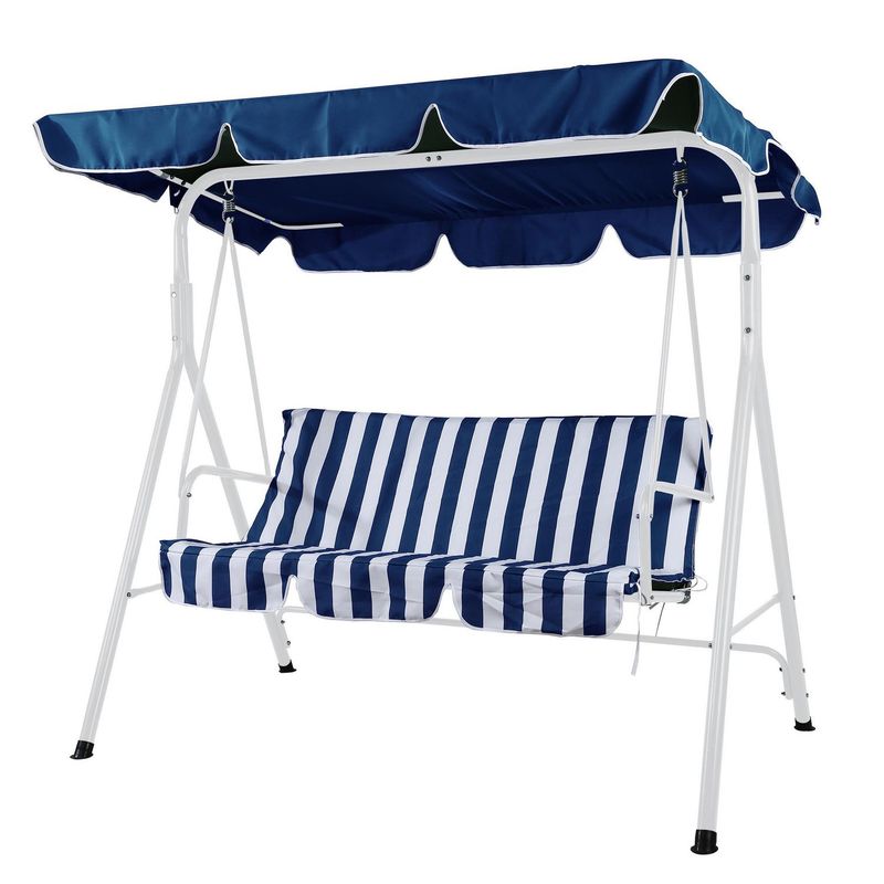 JUST HOME COLLECTION - Repuesto Cojín / Toldo Sillón Columpio 3P Azul