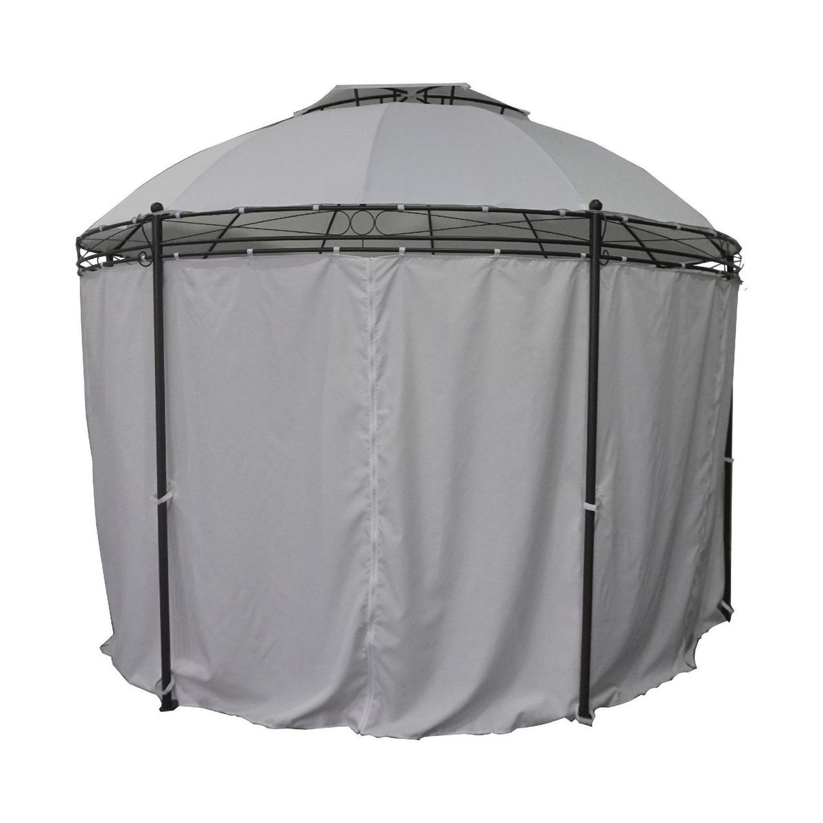 JUST HOME COLLECTION - Pérgola de Metal Blanco 3.5X3.0 M