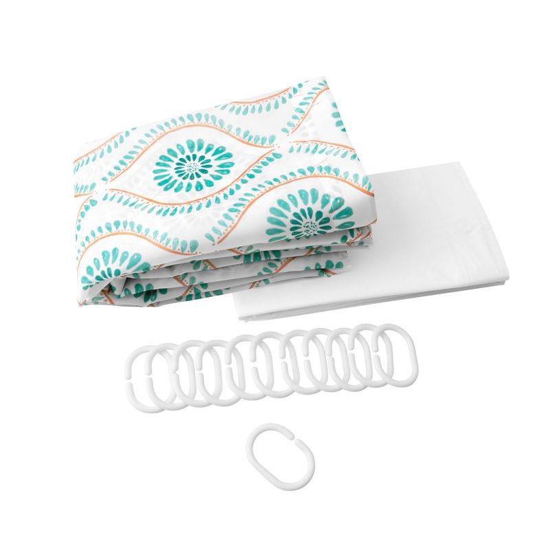 JUST HOME COLLECTION - Set De Cortina + Forro Rombo 178x180cm