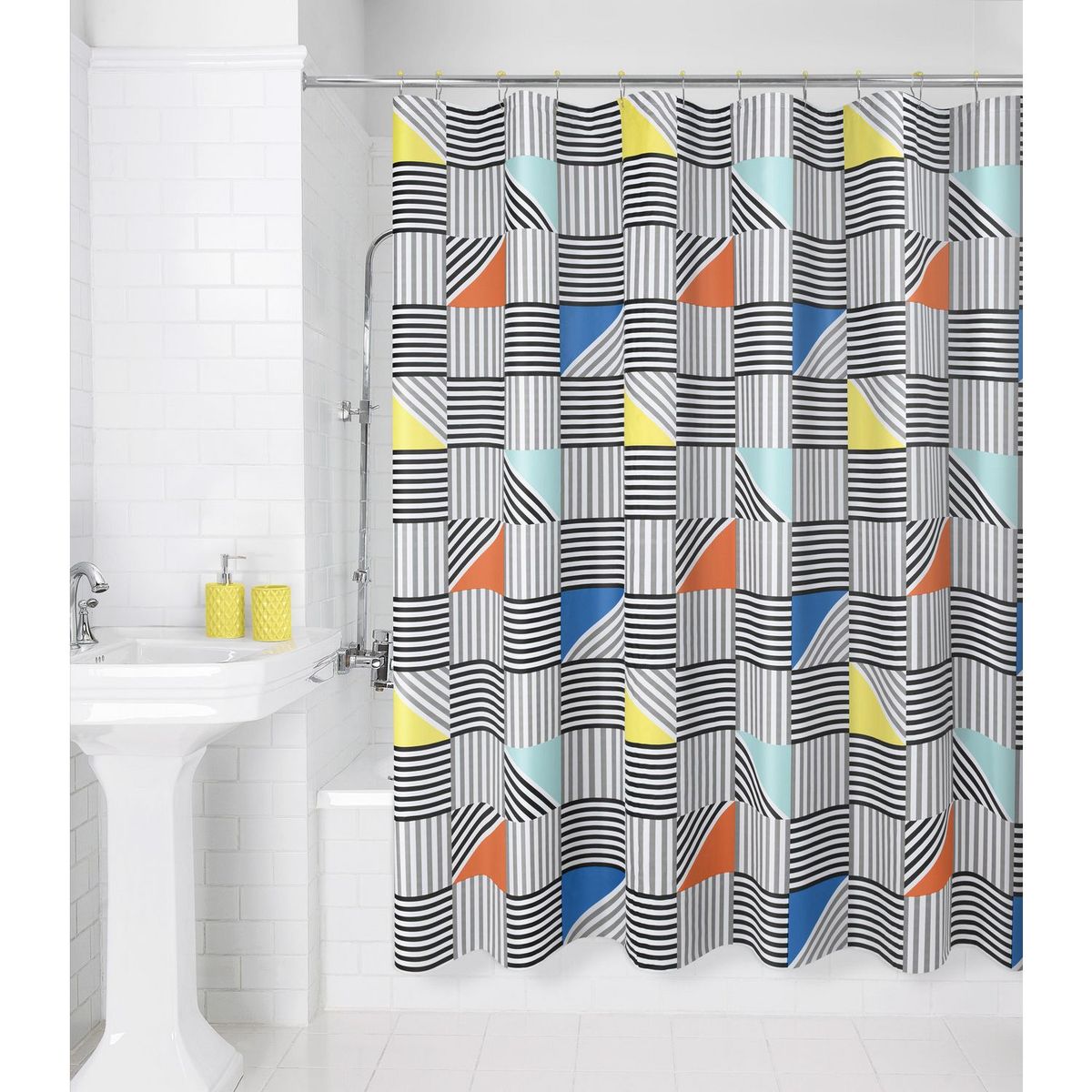 JUST HOME COLLECTION - Set De Baño 4 Piezas Groovy