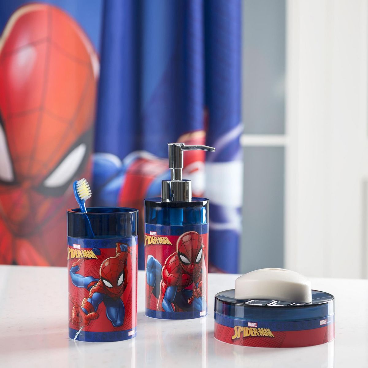 MARVEL - Jabonera Spiderman Plástico