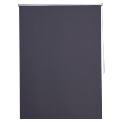 Cortina Enrollable Black Out 160x165cm Gris Claro