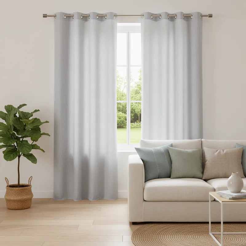 JUST HOME COLLECTION - Cortina Blackout Lara 135x240cm Gris