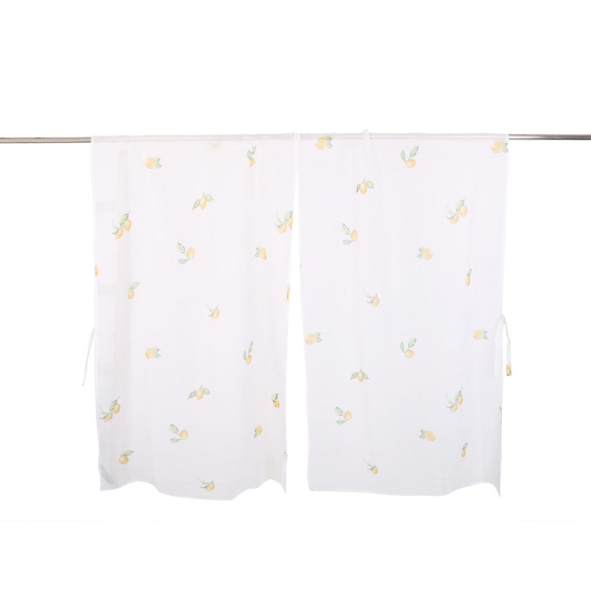 JUST HOME COLLECTION - Cortina de Cocina Lemons 85x130cm Multicolor