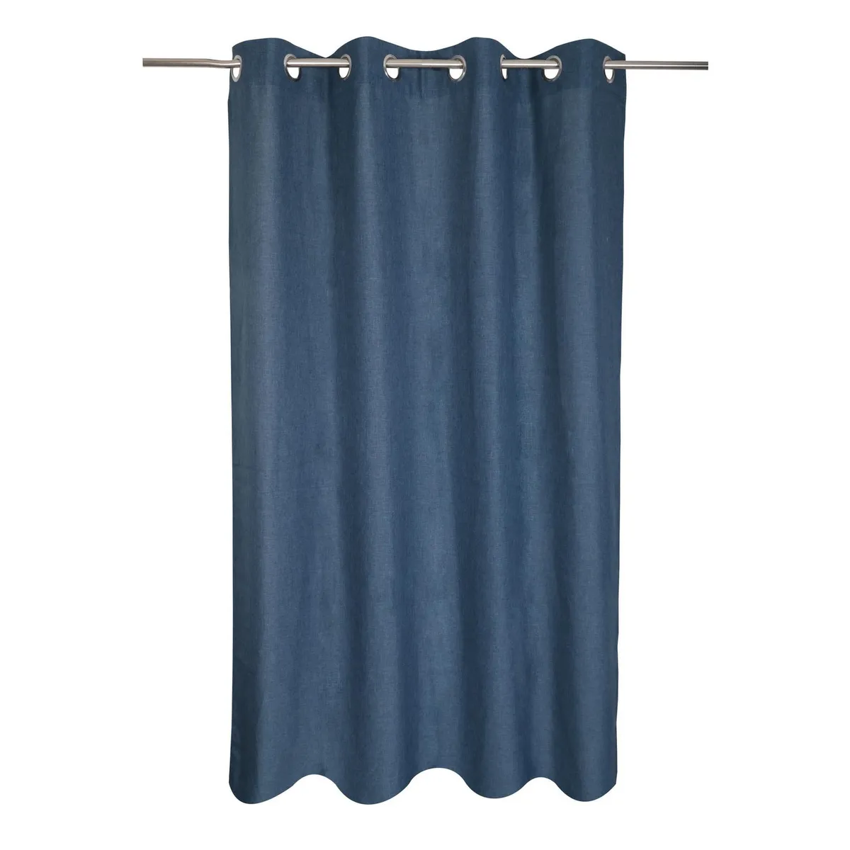 JUST HOME COLLECTION - Cortina de Tela 135x220cm Azul