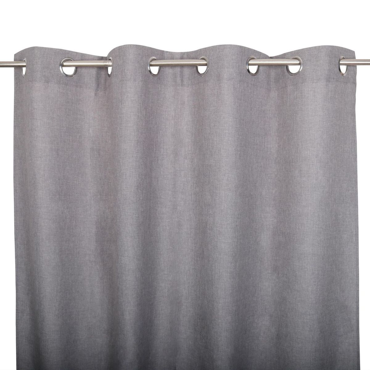 JUST HOME COLLECTION - Cortina de Tela 135x220cm Gris