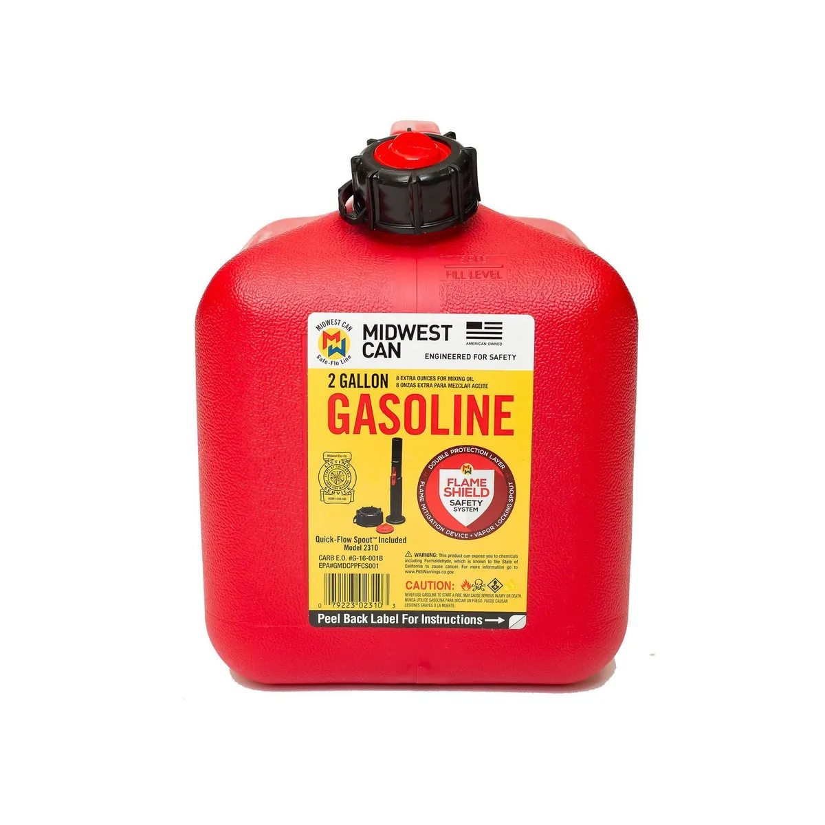 MIDWEST - Bidón para Gasolina 2 Galones