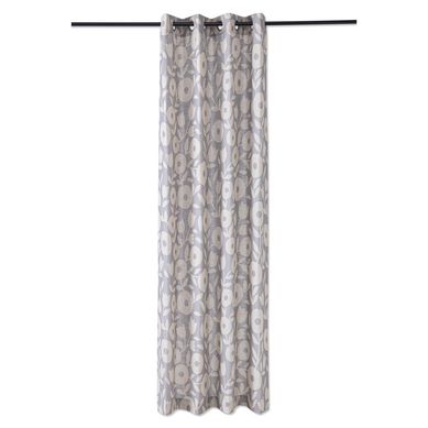 Cortina de Tela Flores 140x220cm Beige