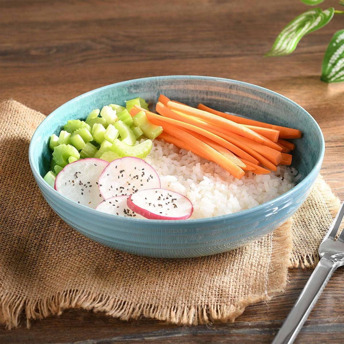 JUST HOME COLLECTION - Bowl Mel Turq 20.4 cm Medallero