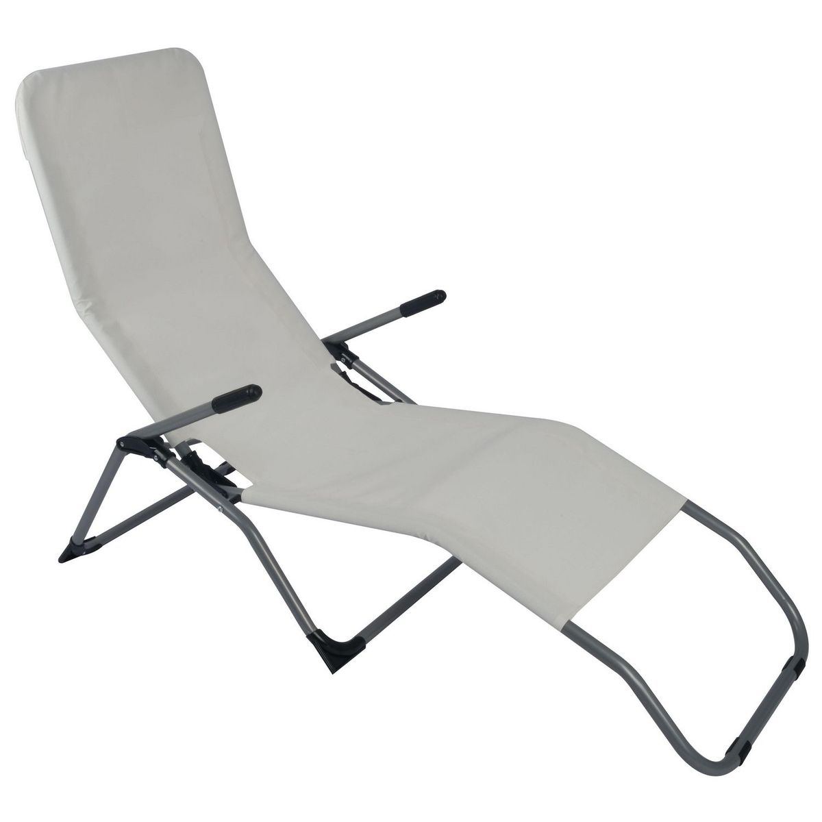 KLIMBER - Reposera Plegable Relax 2 en 1 Blanca