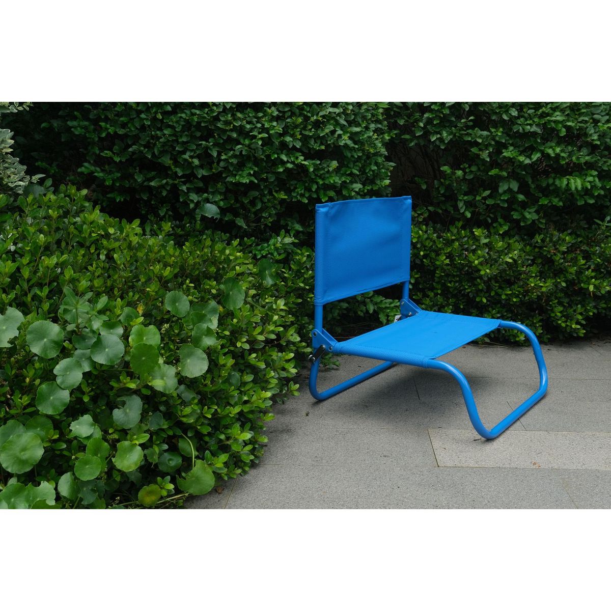 KLIMBER - Silla de Playa Beach Text Azul