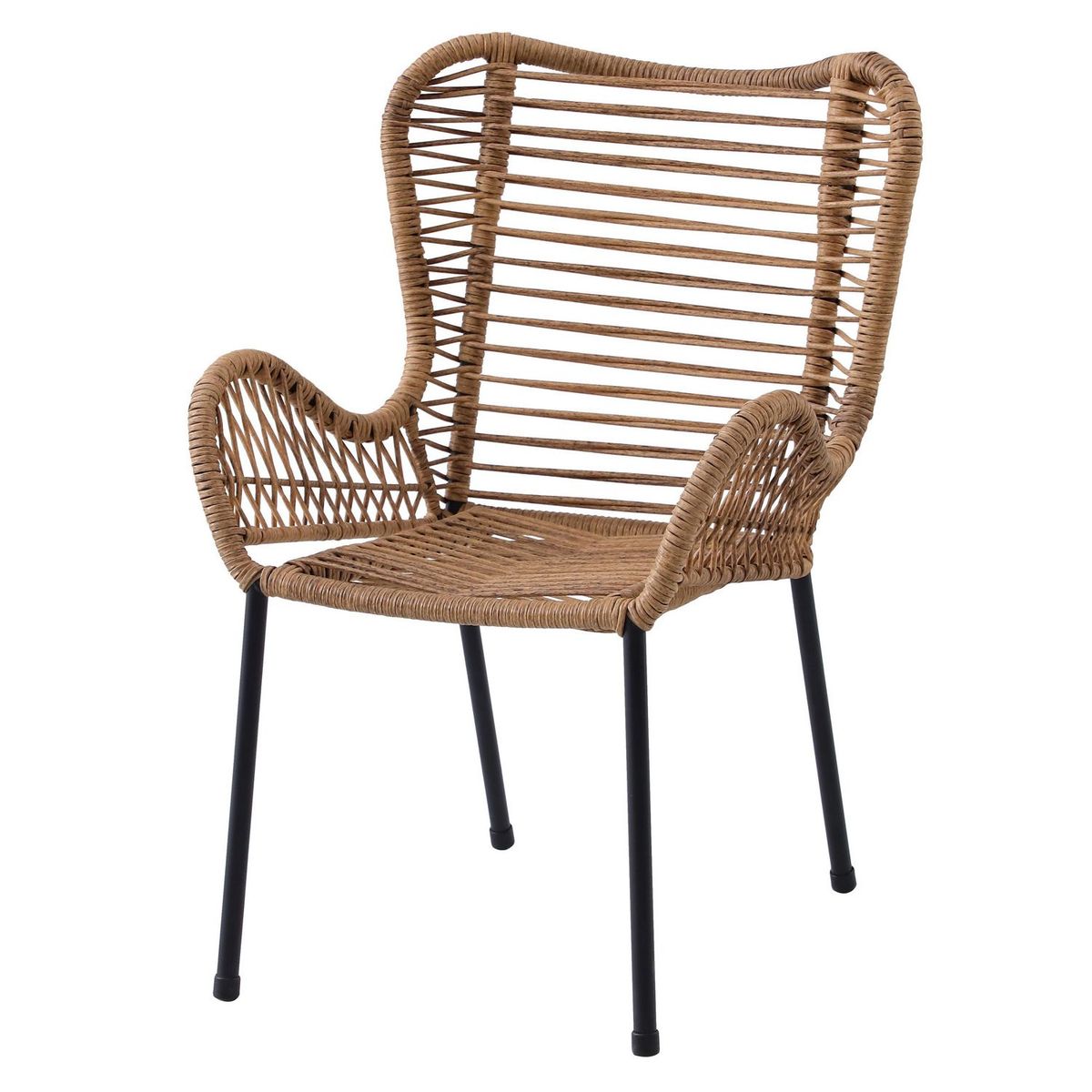 JUST HOME COLLECTION - Silla de Mimbre Roques Café