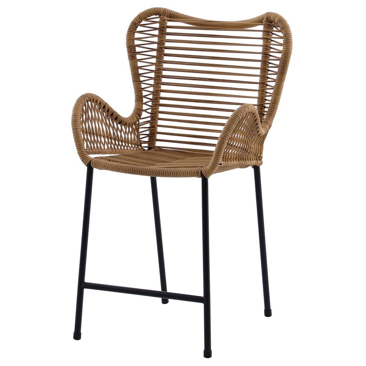 JUST HOME COLLECTION - Silla de Bar de Mimbre Roques Café