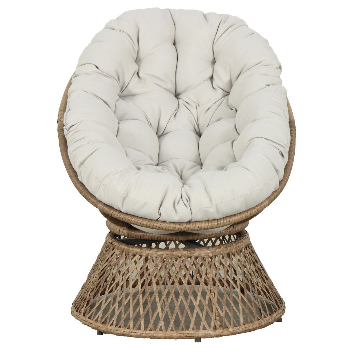 JUST HOME COLLECTION - Sillón Giratorio Gris