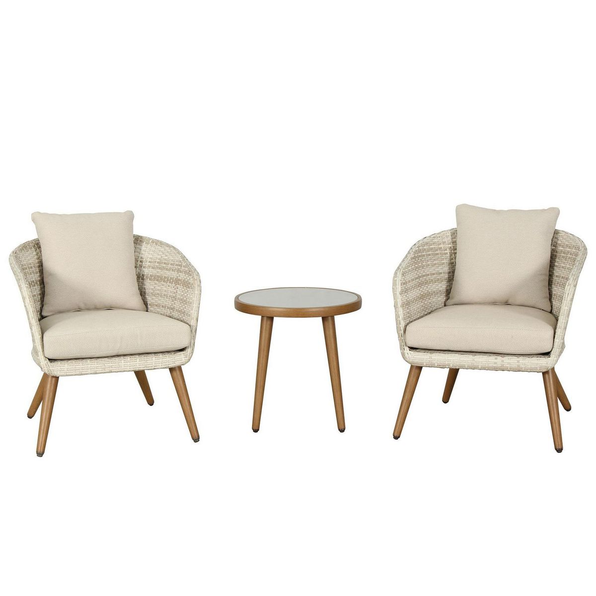 JUST HOME COLLECTION - Juego de Balcón Genova 2 Personas