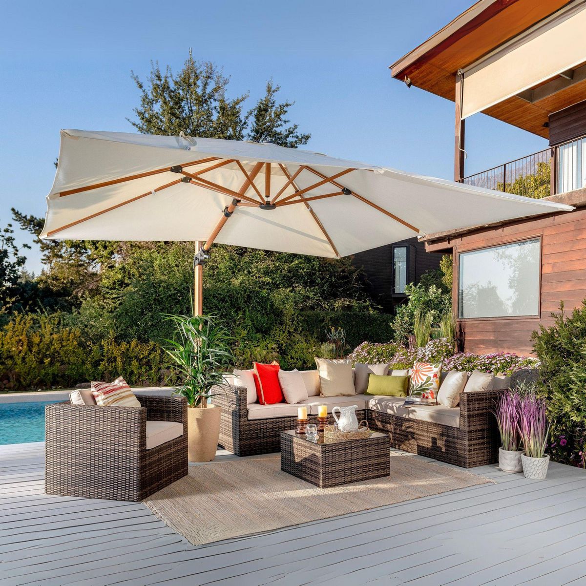 JUST HOME COLLECTION - Juego de Living de Terraza 5 Personas Saigon