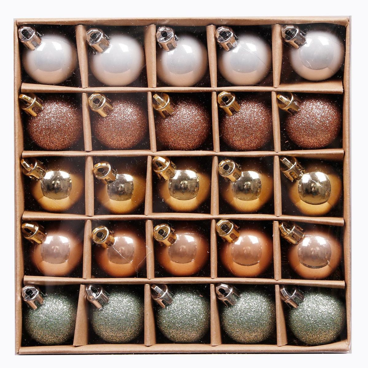 DEAR SANTA - Set 25 Esferas Navidad 3cm