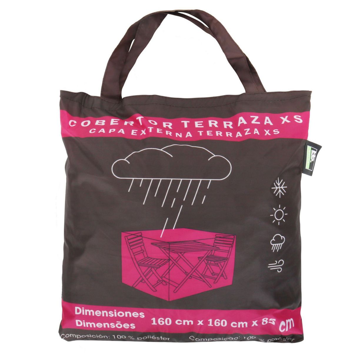 JUST HOME COLLECTION - Cobertor Terraza XL 160x160x85cm