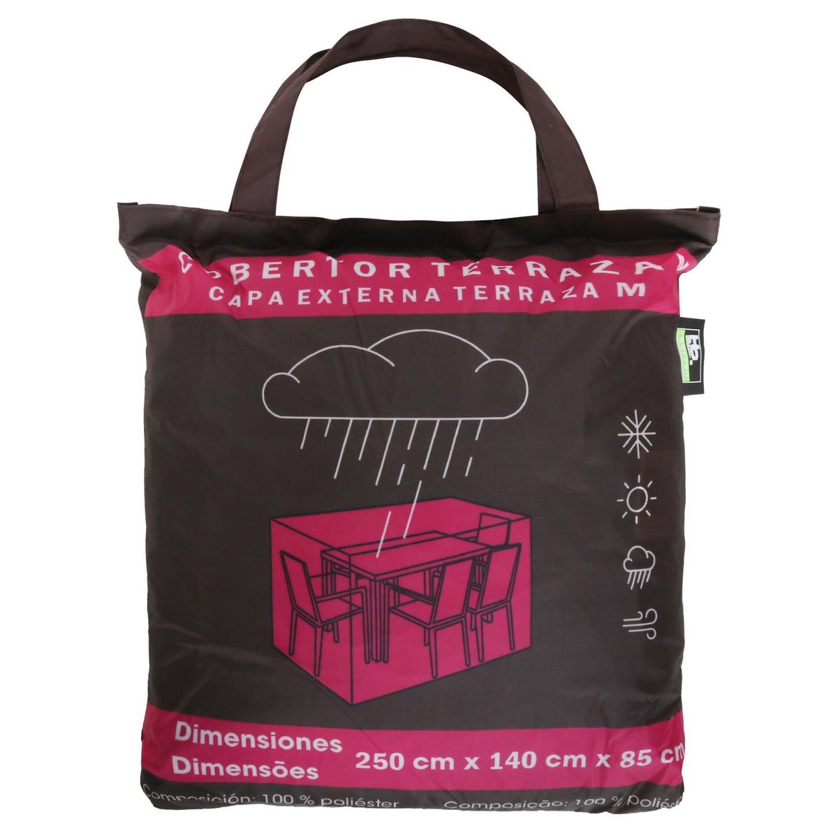 JUST HOME COLLECTION - Cobertor Terraza M 250x140x85cm