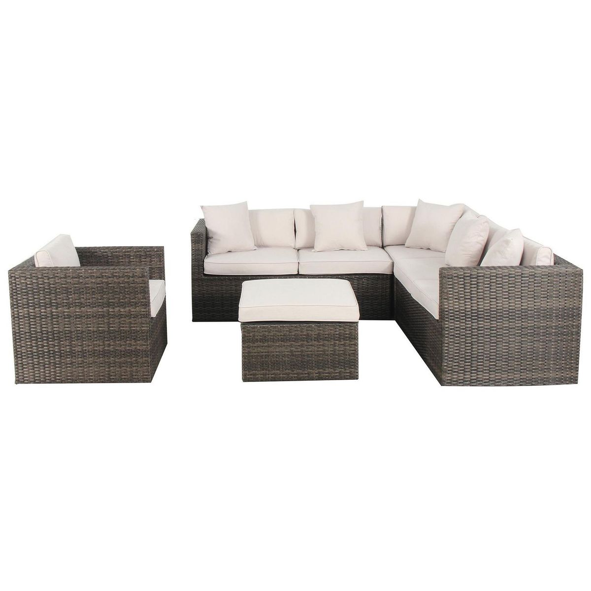 JUST HOME COLLECTION - Set de Fundas Saigon 9 Piezas Natural