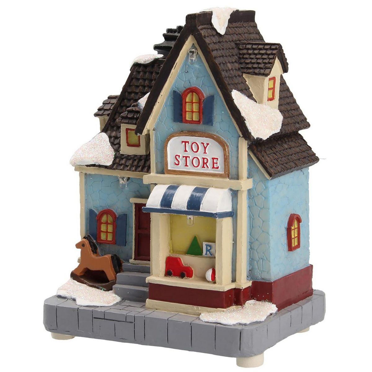 DEAR SANTA - Casa 12 cm LED Tienda-Café-Pan