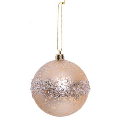 Esfera Champagne 8cm Candle Light D