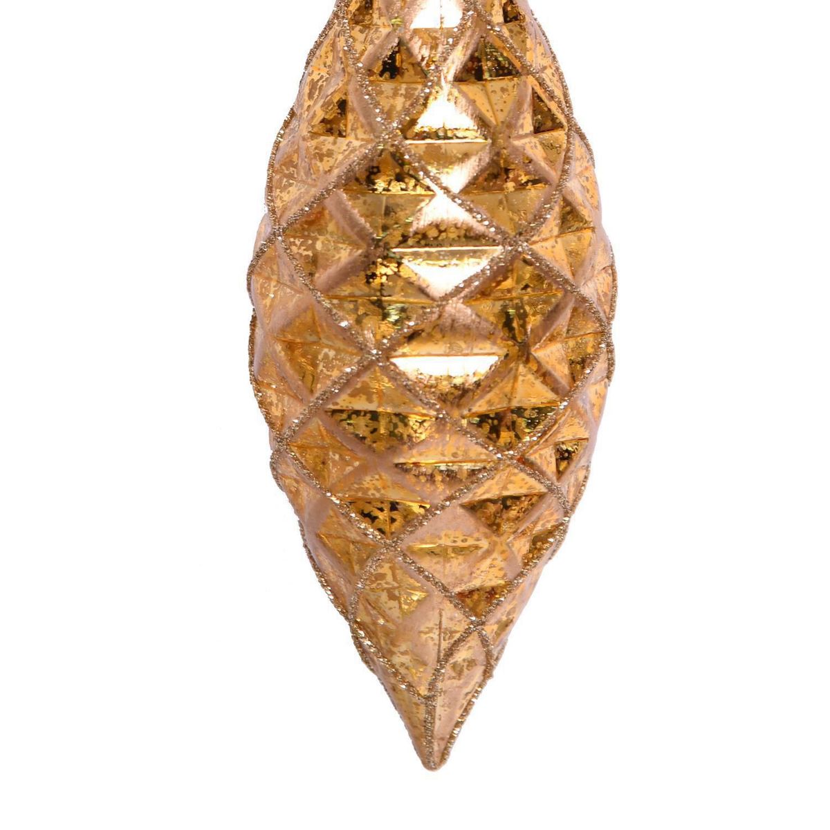 DEAR SANTA - Adorno Gold 14cm Candle Light D