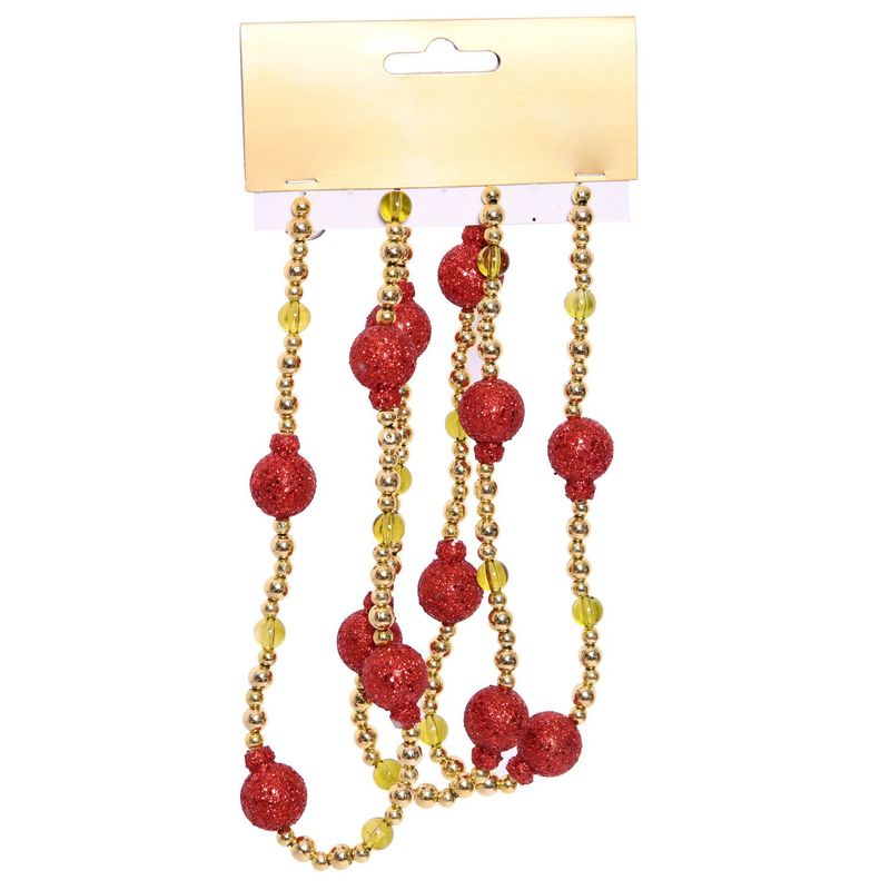 DEAR SANTA - Guirnalda Rojo/Gold 120cm Noel