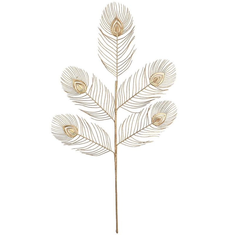 DEAR SANTA - Spray Plumas Doradas 65cm