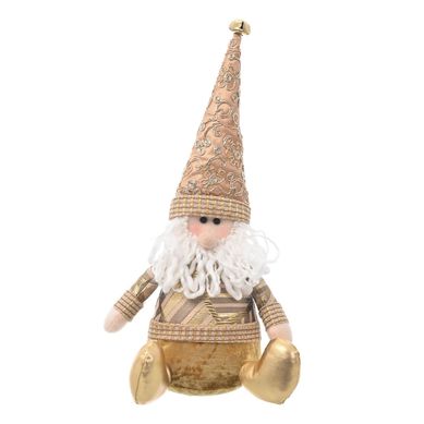 Santa Gold Sentado 30cm