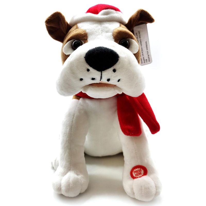 DEAR SANTA - Perro Animado Sentado 24cm