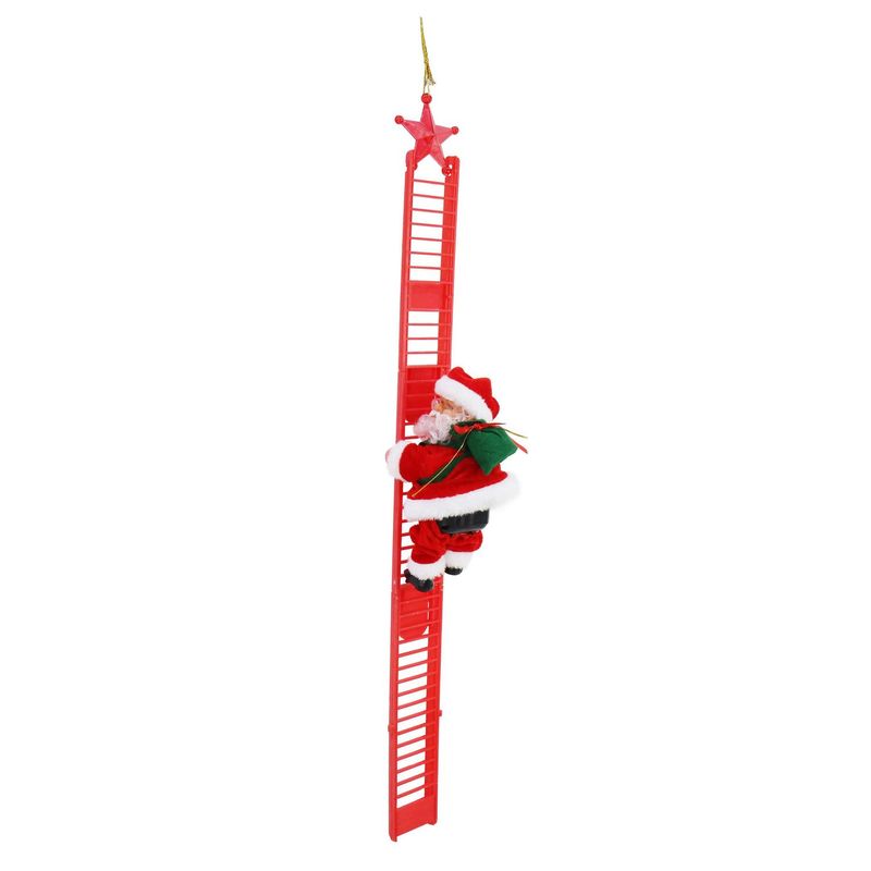 DEAR SANTA - Santa en Escalera Animada sin Batería